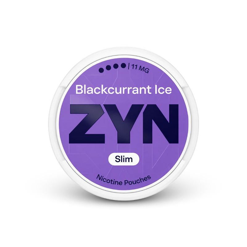 ZYN Blackcurrant Ice Slim S4 – dóza nikotínových vrecúšok