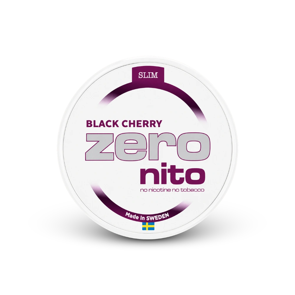Zeronito Black Cherry Slim – dóza nikotínových vrecúšok