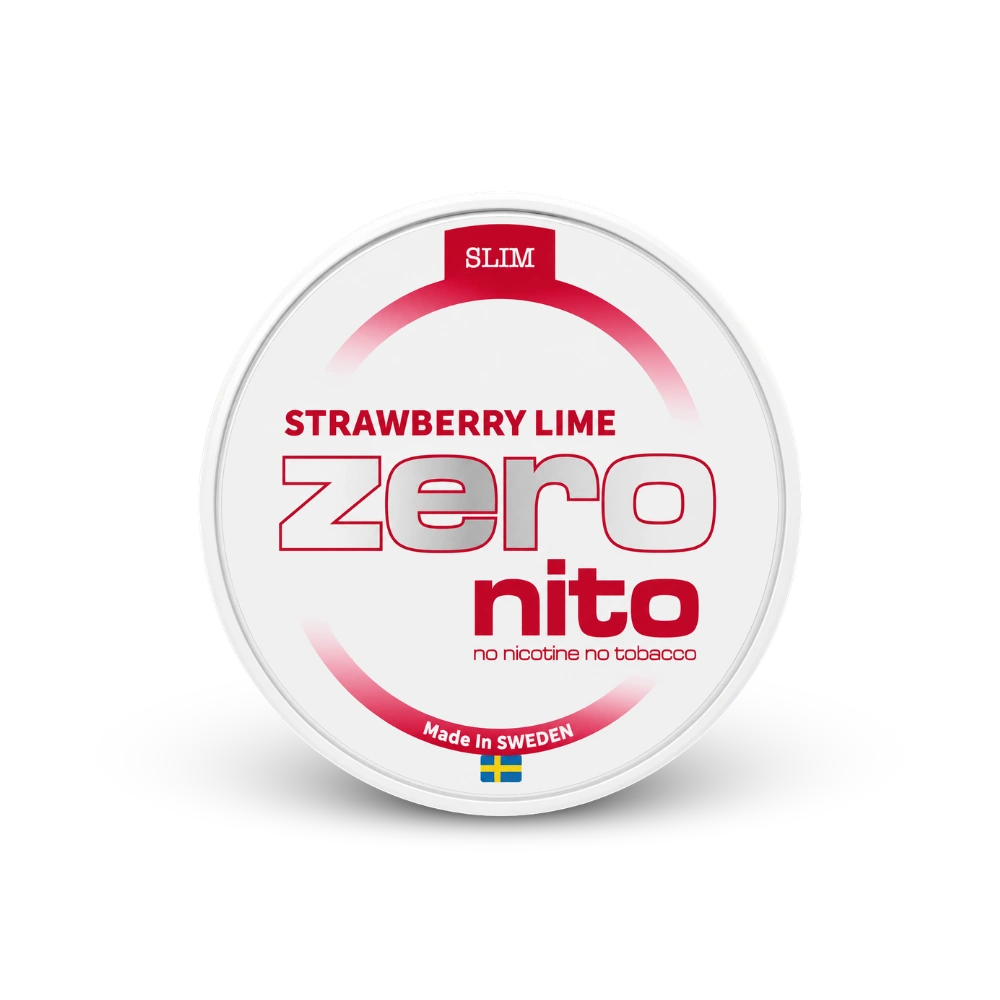 Zeronito Strawberry Lime Slim – dóza nikotínových vrecúšok