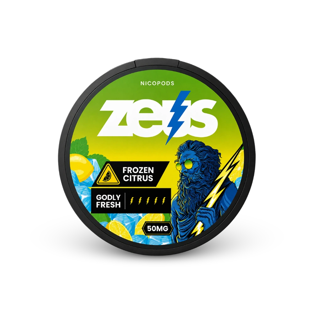Zeus Frozen Citrus Extra Strong – nikotínové vrecúška bez tabaku