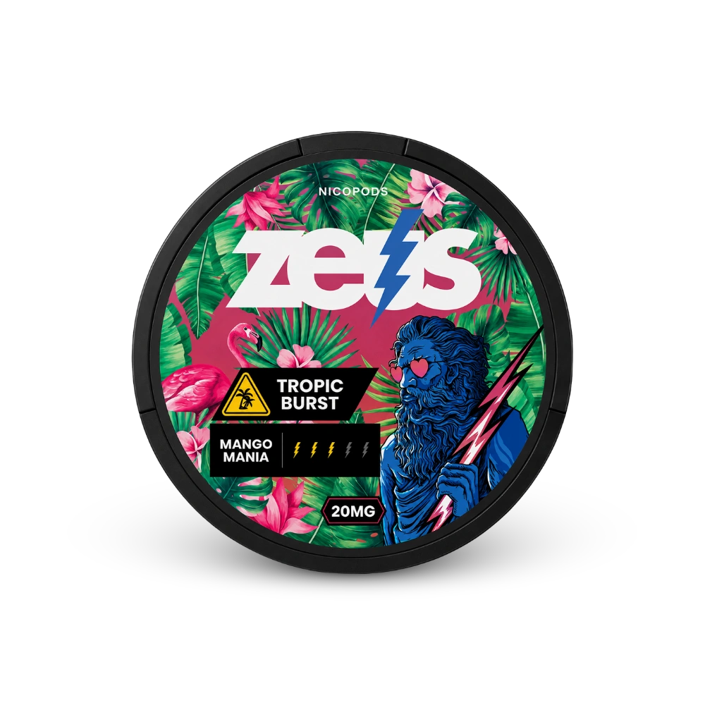 Zeus Tropic Burst Strong – nikotínové vrecúška bez tabaku