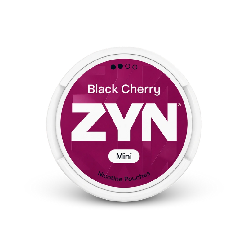 Zyn black cherry mini S2 – dóza nikotínových vrecúšok