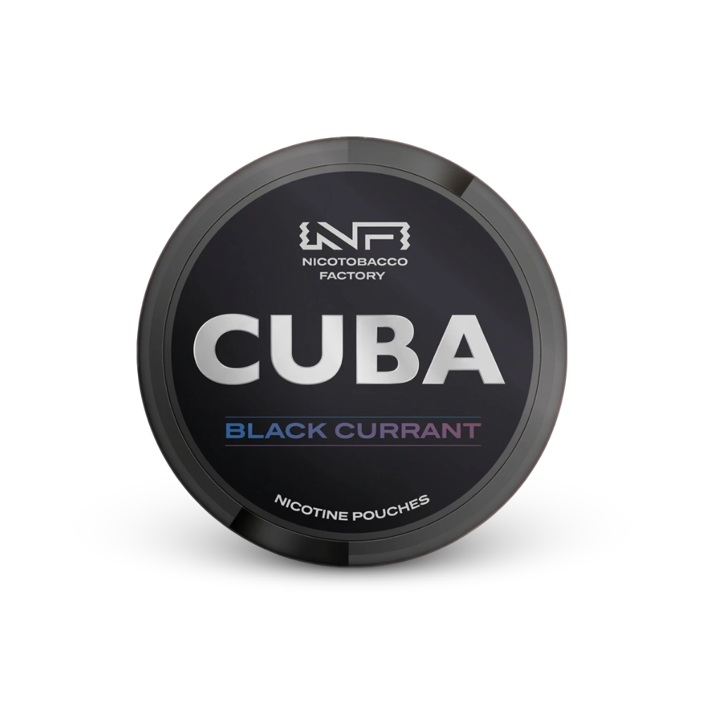 Cuba Black Black Currant – dóza nikotínových vrecúšok