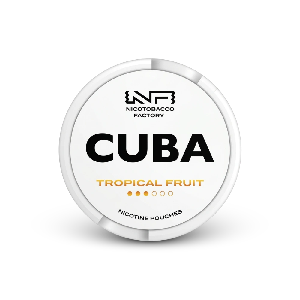 Cuba White Tropical Fruit – dóza nikotínových vrecúšok