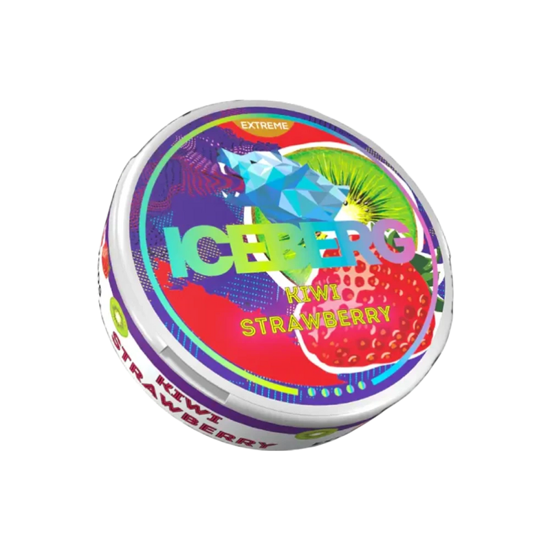 ICEBERG Kiwi Strawberry 50mg – dóza nikotínových vrecúšok