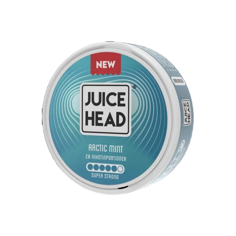 Juice Head Arctic Mint Super Strong (SE) – dóza nikotínových vrecúšok