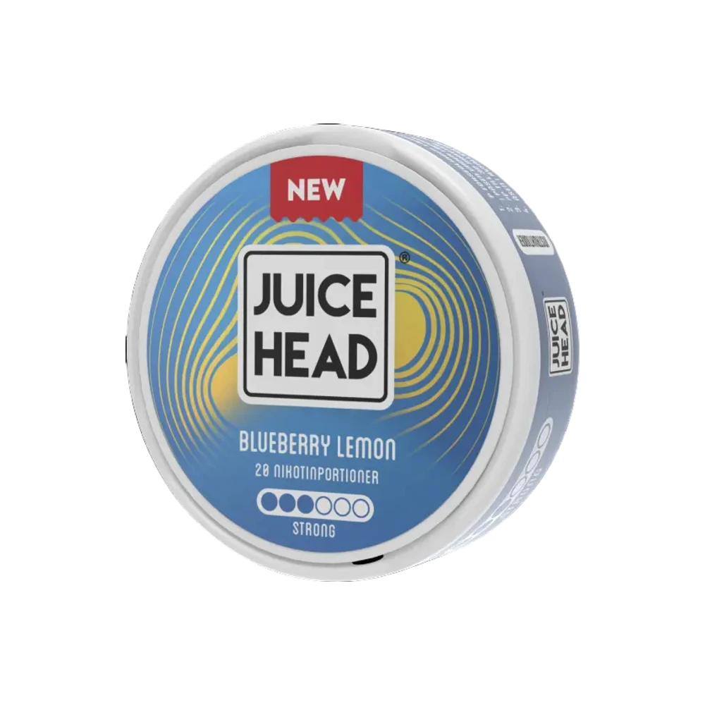 Juice Head Blueberry Lemon Strong – dóza nikotínových vrecúšok