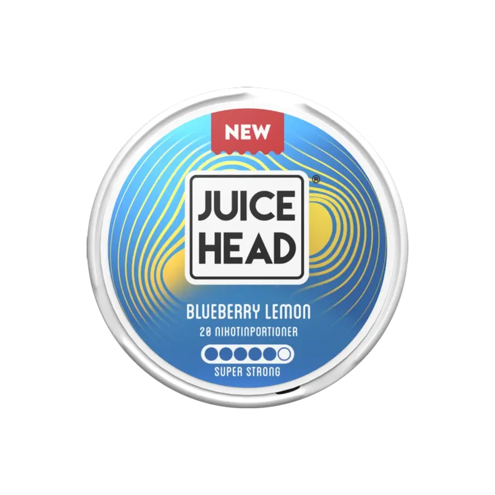 Juice Head Blueberry Lemon Super Strong (SE) – dóza nikotínových vrecúšok