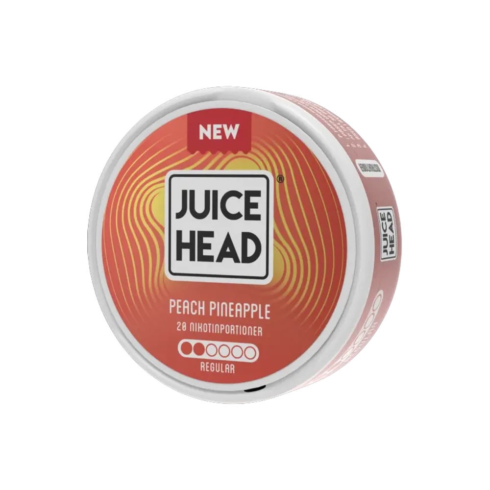 Juice Head Peach Pineapple Regular (SE) – dóza nikotínových vrecúšok