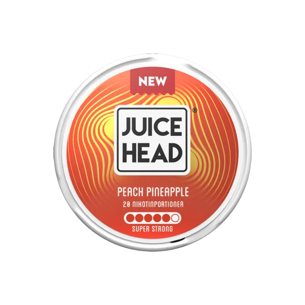 Juice Head Peach Pineapple Super Strong (SE) – dóza nikotínových vrecúšok