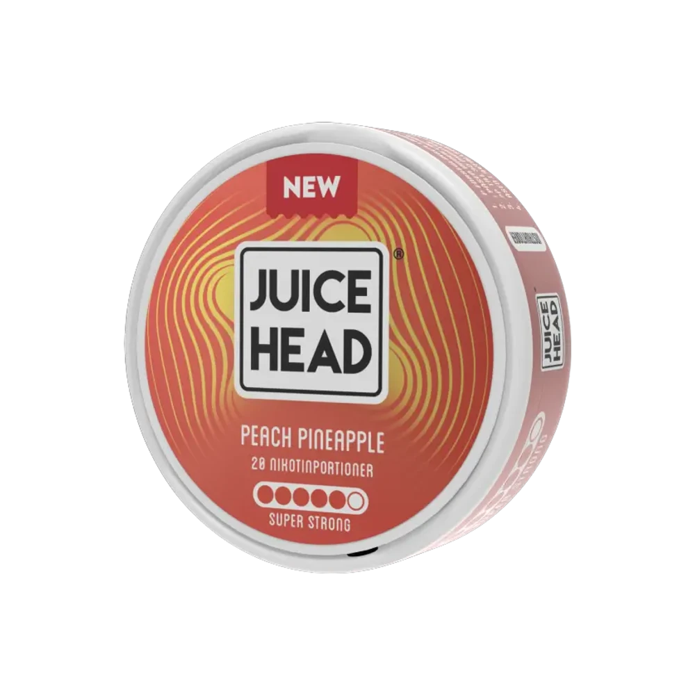Juice Head Peach Pineapple Super Strong (SE) – dóza nikotínových vrecúšok