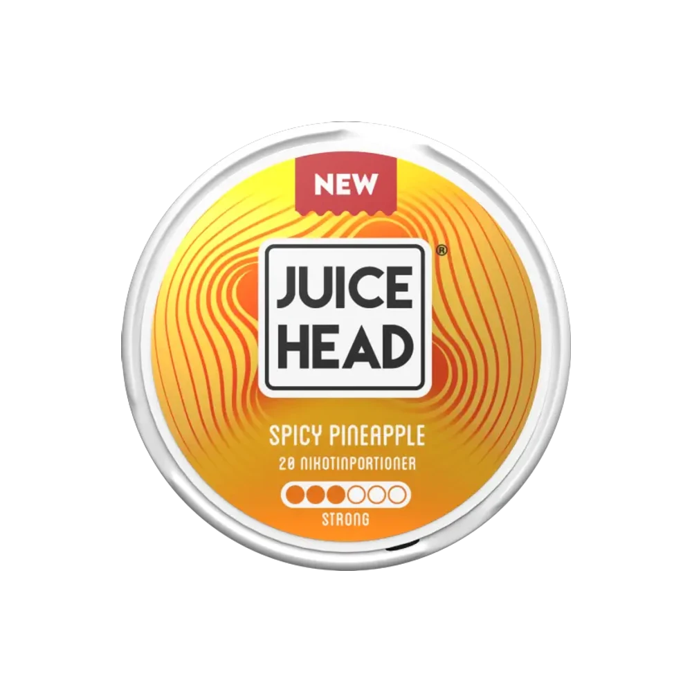 Juice Head Spicy Pineapple Strong – dóza nikotínových vrecúšok