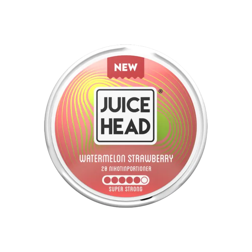 Juice Head Watermelon Strawberry Super Strong (SE) – dóza nikotínových vrecúšok