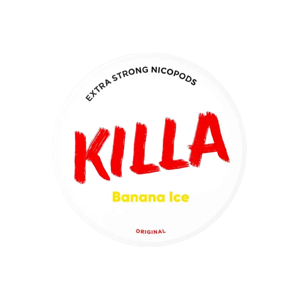 KILLA Banana Ice Slim Extra Strong – dóza nikotínových vrecúšok