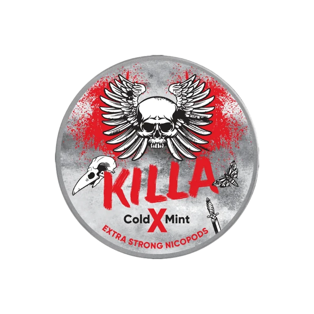 KILLA Cold X Mint – dóza nikotínových vrecúšok