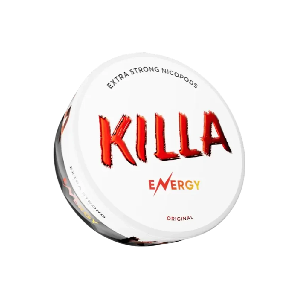 KILLA Energy Slim Extra Strong – dóza nikotínových vrecúšok