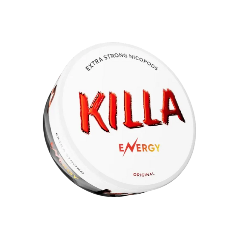 KILLA Energy Slim Extra Strong – dóza nikotínových vrecúšok