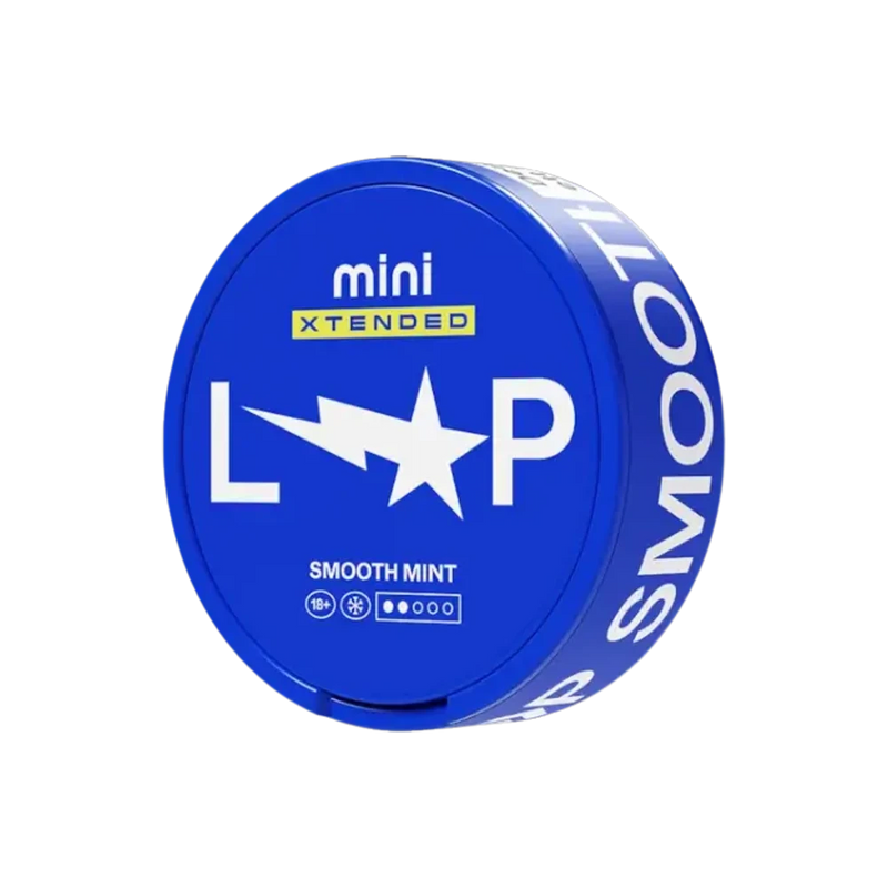LOOP Smooth Mint Mini Xtended – dóza nikotínových vrecúšok