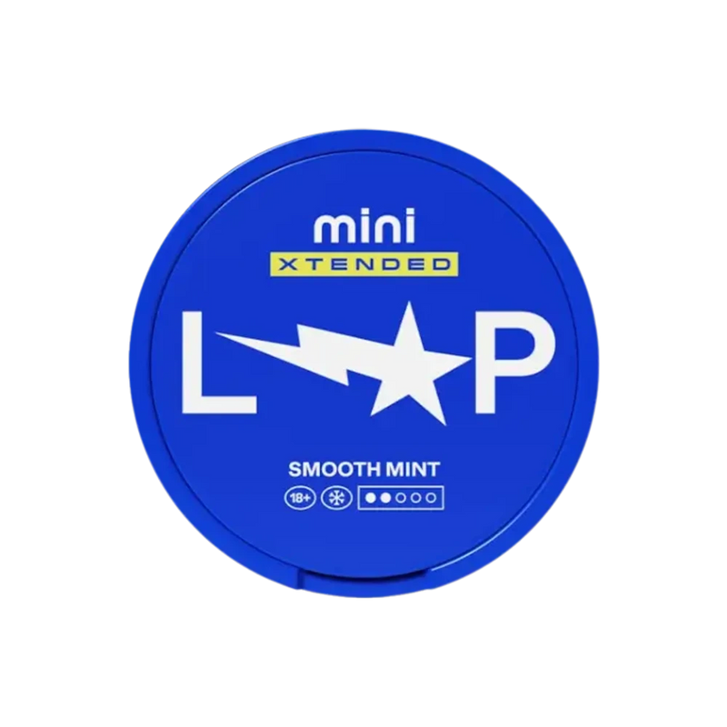 LOOP Smooth Mint Mini Xtended – dóza nikotínových vrecúšok
