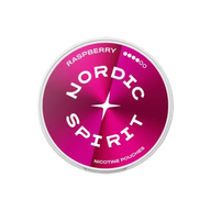 Nordic Spirit Raspberry Extra Strong – dóza nikotínových vrecúšok