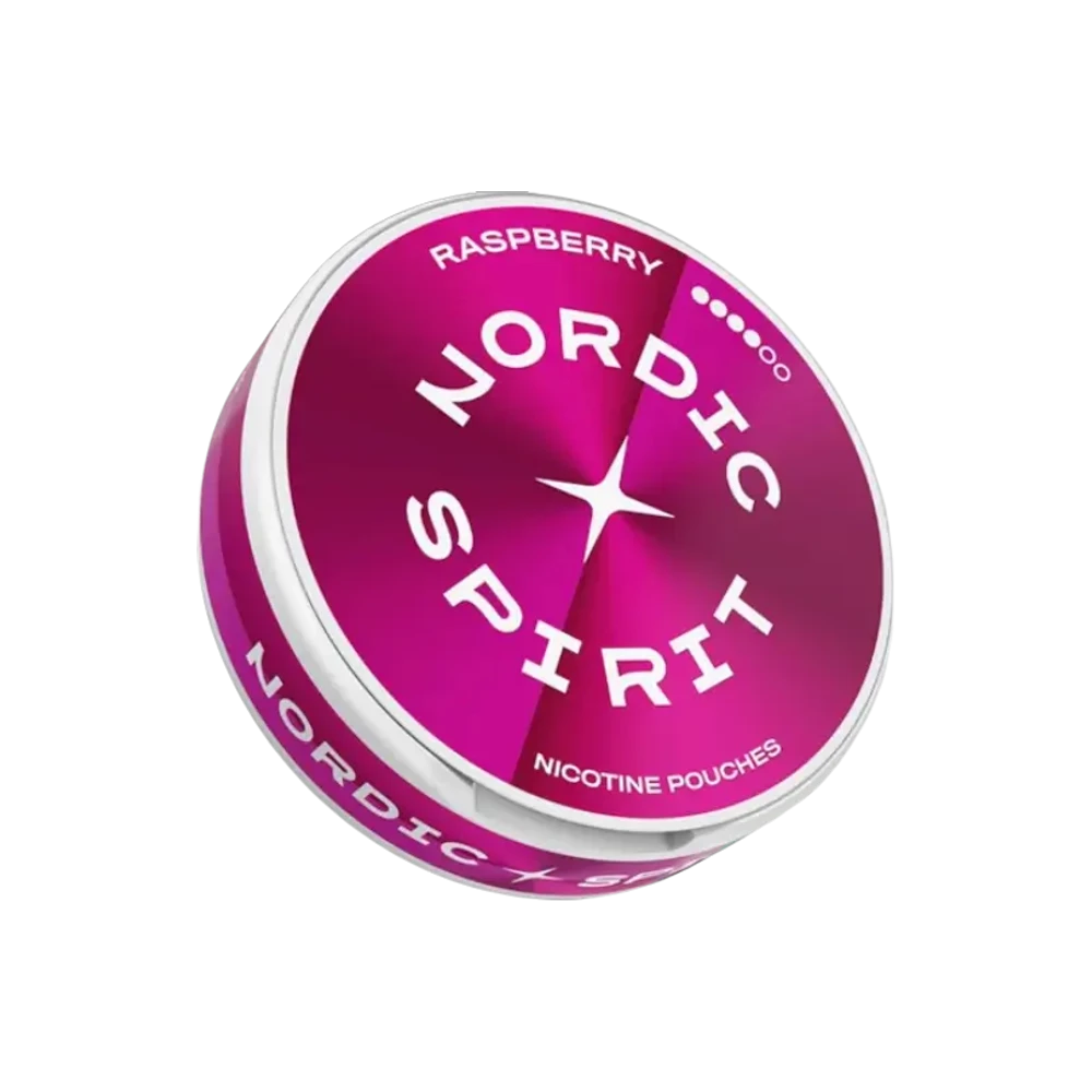Nordic Spirit Raspberry Extra Strong – dóza nikotínových vrecúšok
