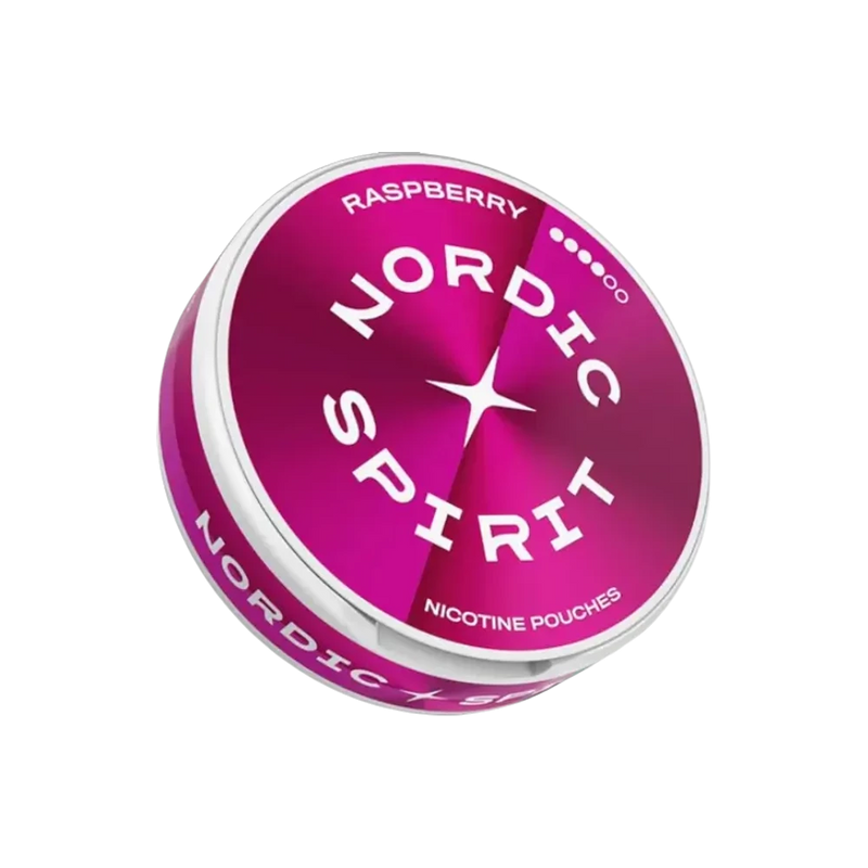 Nordic Spirit Raspberry Extra Strong – dóza nikotínových vrecúšok