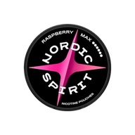Nordic Spirit Raspberry Max – dóza nikotínových vrecúšok