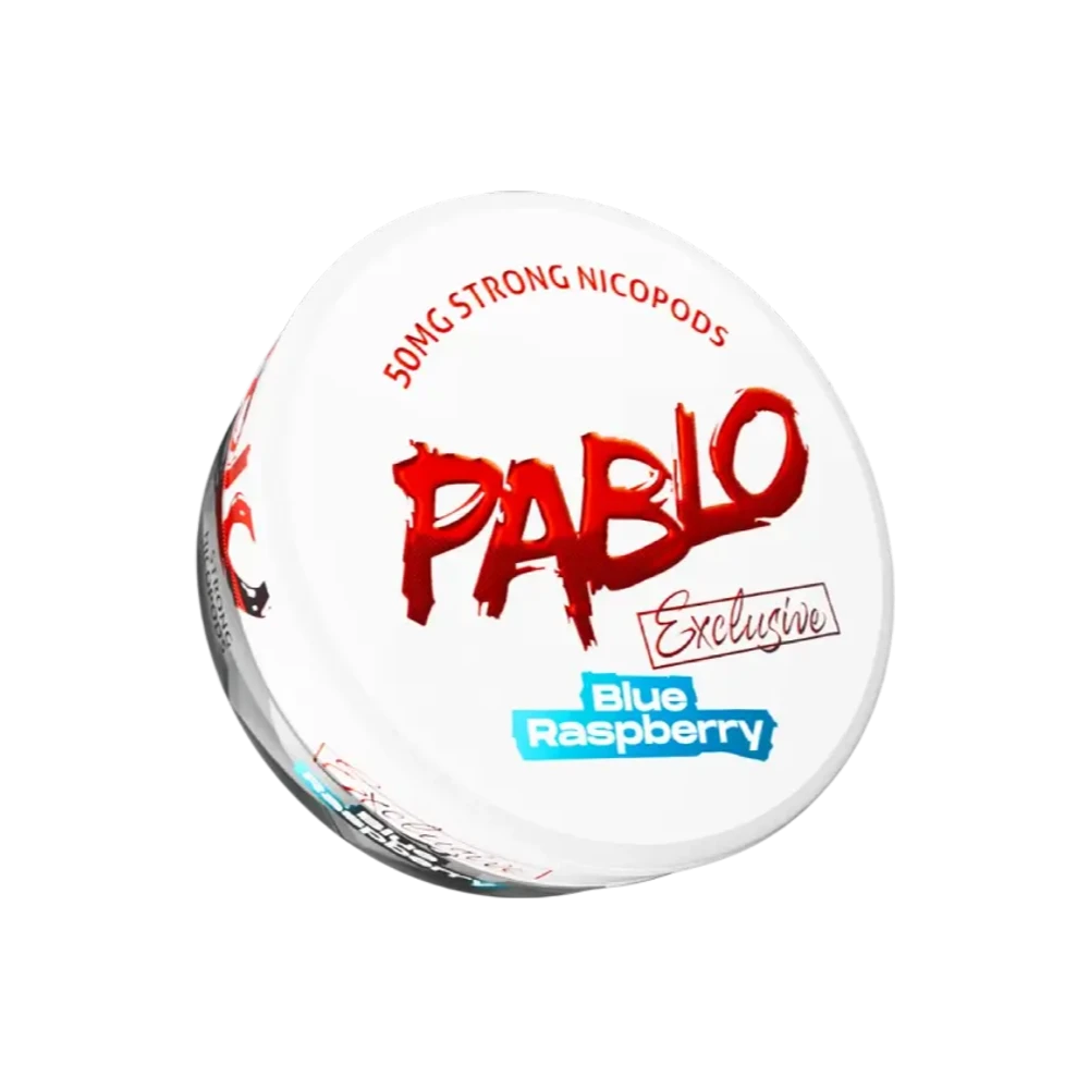 Pablo Exclusive Blue Raspberry 50mg – dóza nikotínových vrecúšok