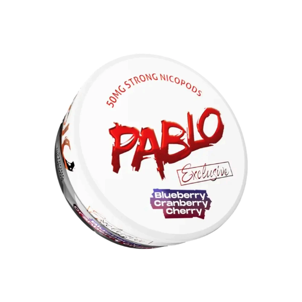 Pablo Exclusive Blueberry Cranberry Cherry 50mg – dóza nikotínových vrecúšok