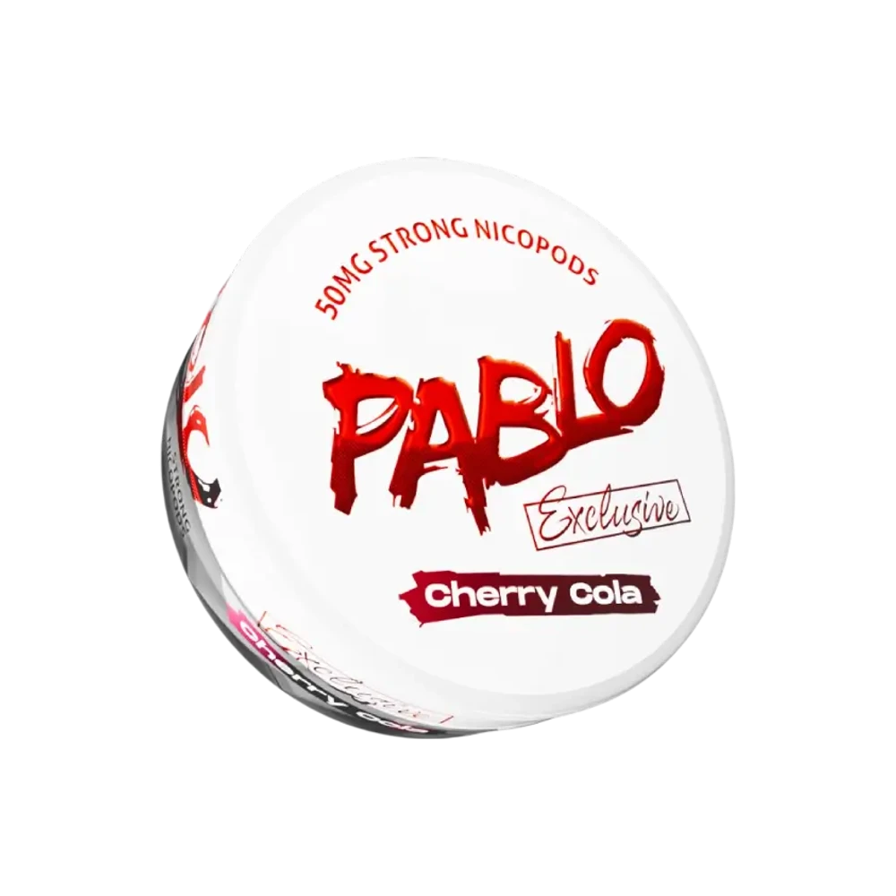 Pablo Exclusive Cherry Cola 50mg – dóza nikotínových vrecúšok