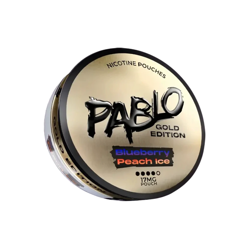 Pablo Gold Blueberry Peach Ice – dóza nikotínových vrecúšok