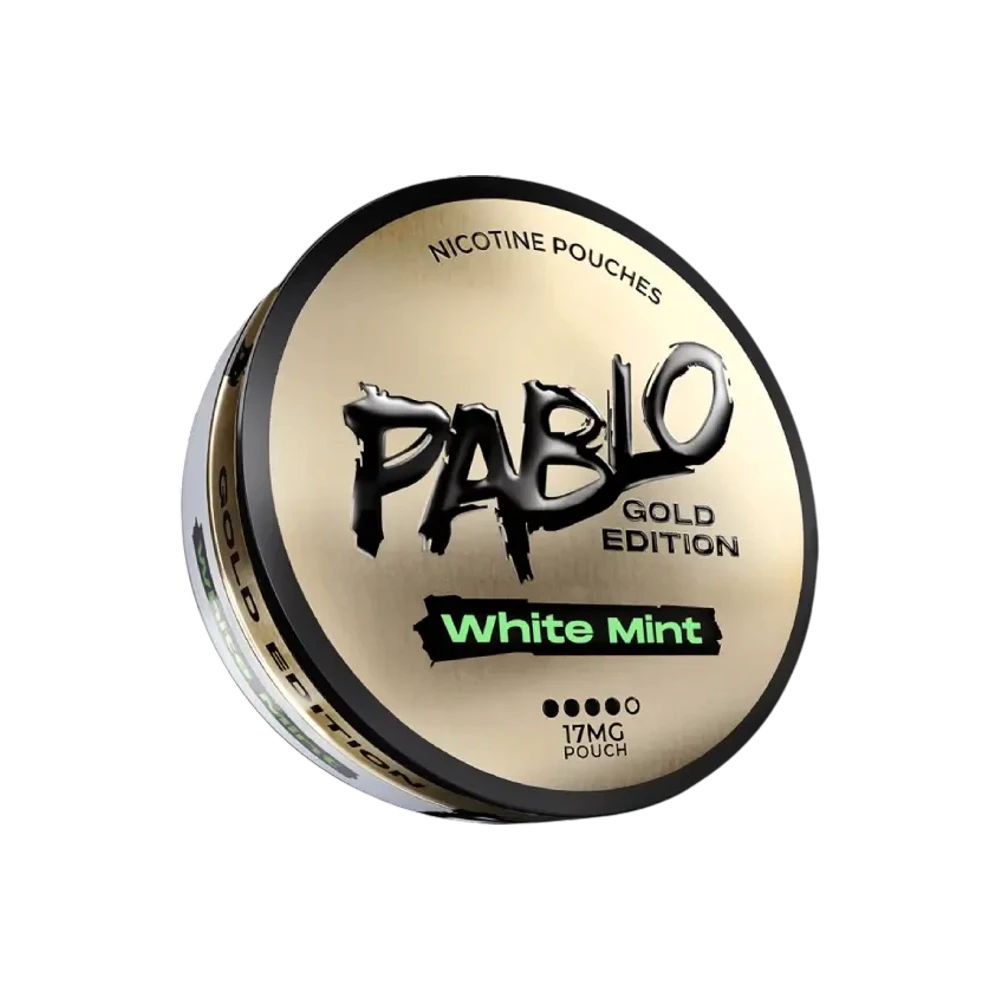 Pablo Gold White Mint – dóza nikotínových vrecúšok