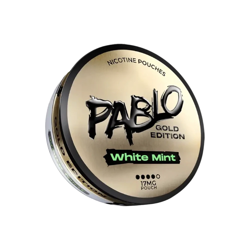 Pablo Gold White Mint – dóza nikotínových vrecúšok