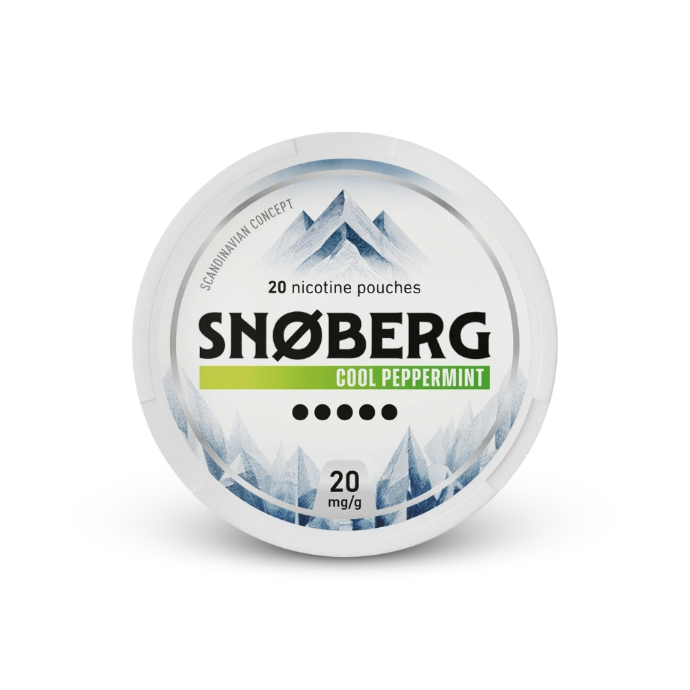 SNOBERG Cool Peppermin 13mg – dóza nikotínových vrecúšok
