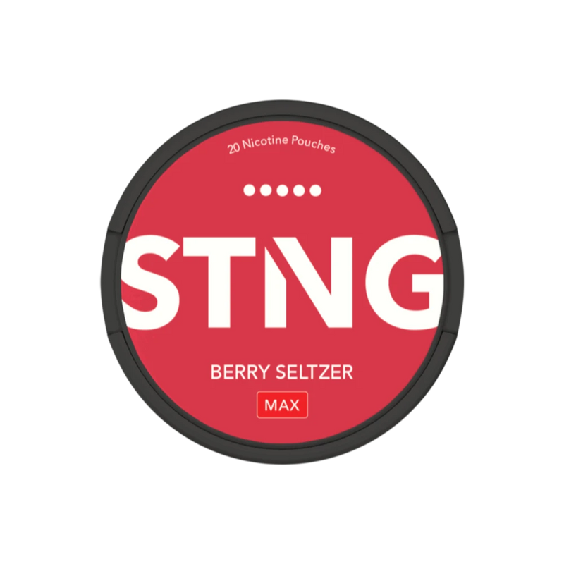 STNG Berry Seltzer MAX (EN) – dóza nikotínových vrecúšok