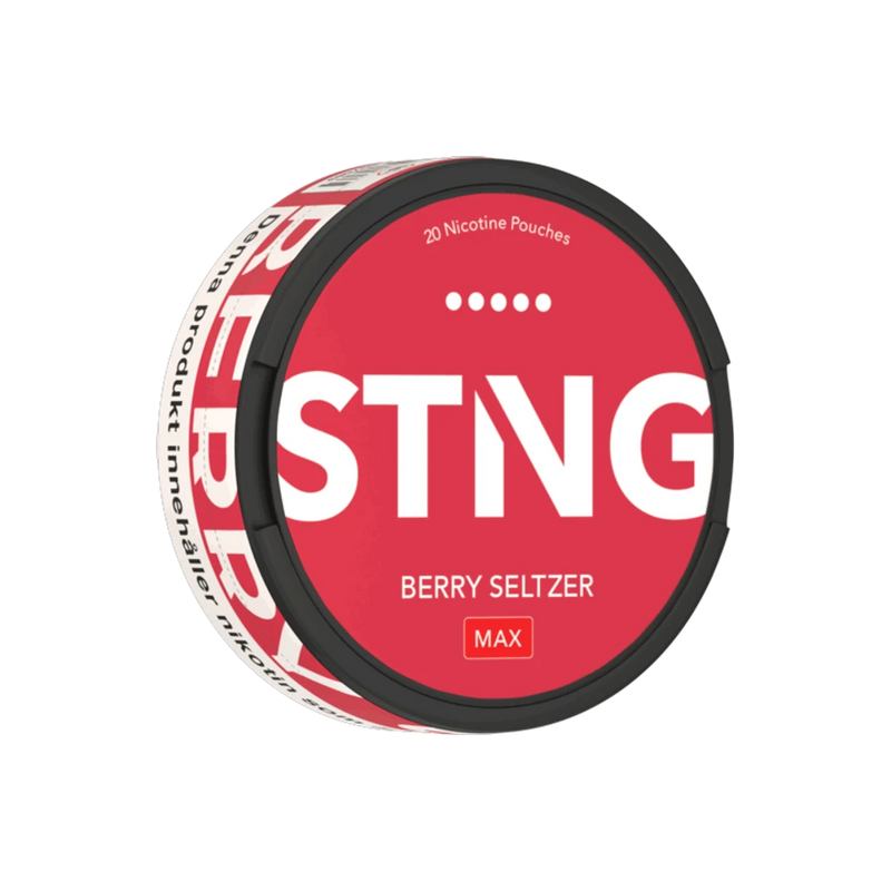 STNG Berry Seltzer MAX (EN) – dóza nikotínových vrecúšok