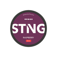 STNG Raspberry MAX (EN) – dóza nikotínových vrecúšok