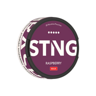 STNG Raspberry MAX (EN) – dóza nikotínových vrecúšok