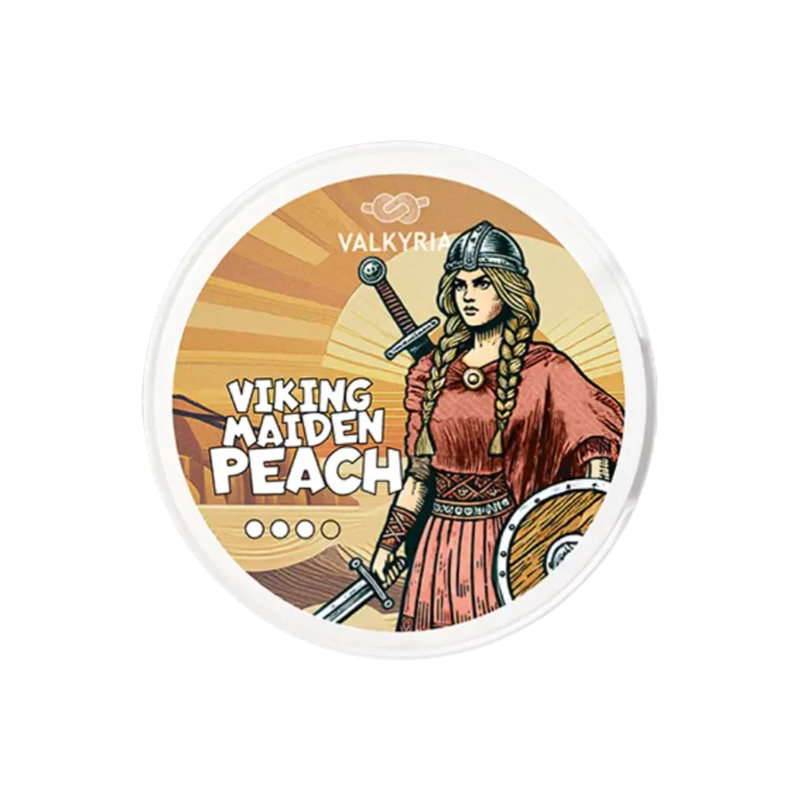 Valkyria Viking Maiden Peach Regular – dóza nikotínových vrecúšok