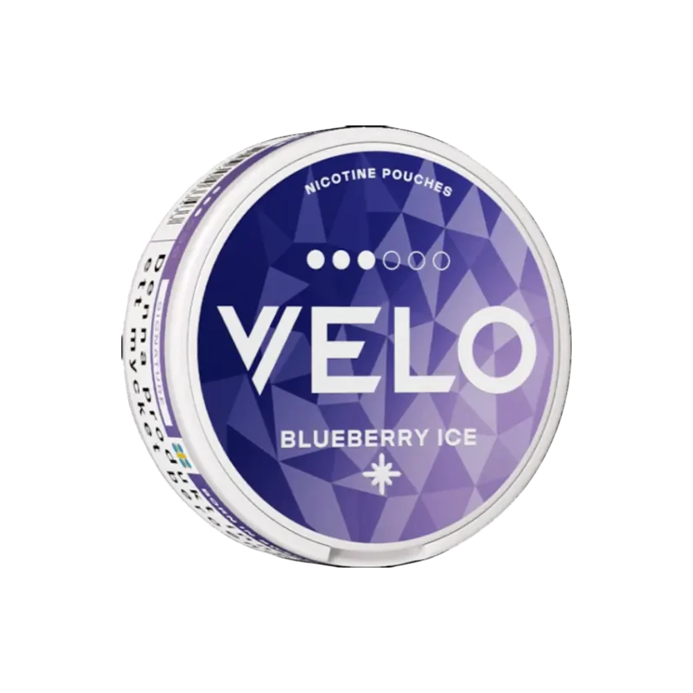 VELO Blueberry Ice Slim – dóza nikotínových vrecúšok