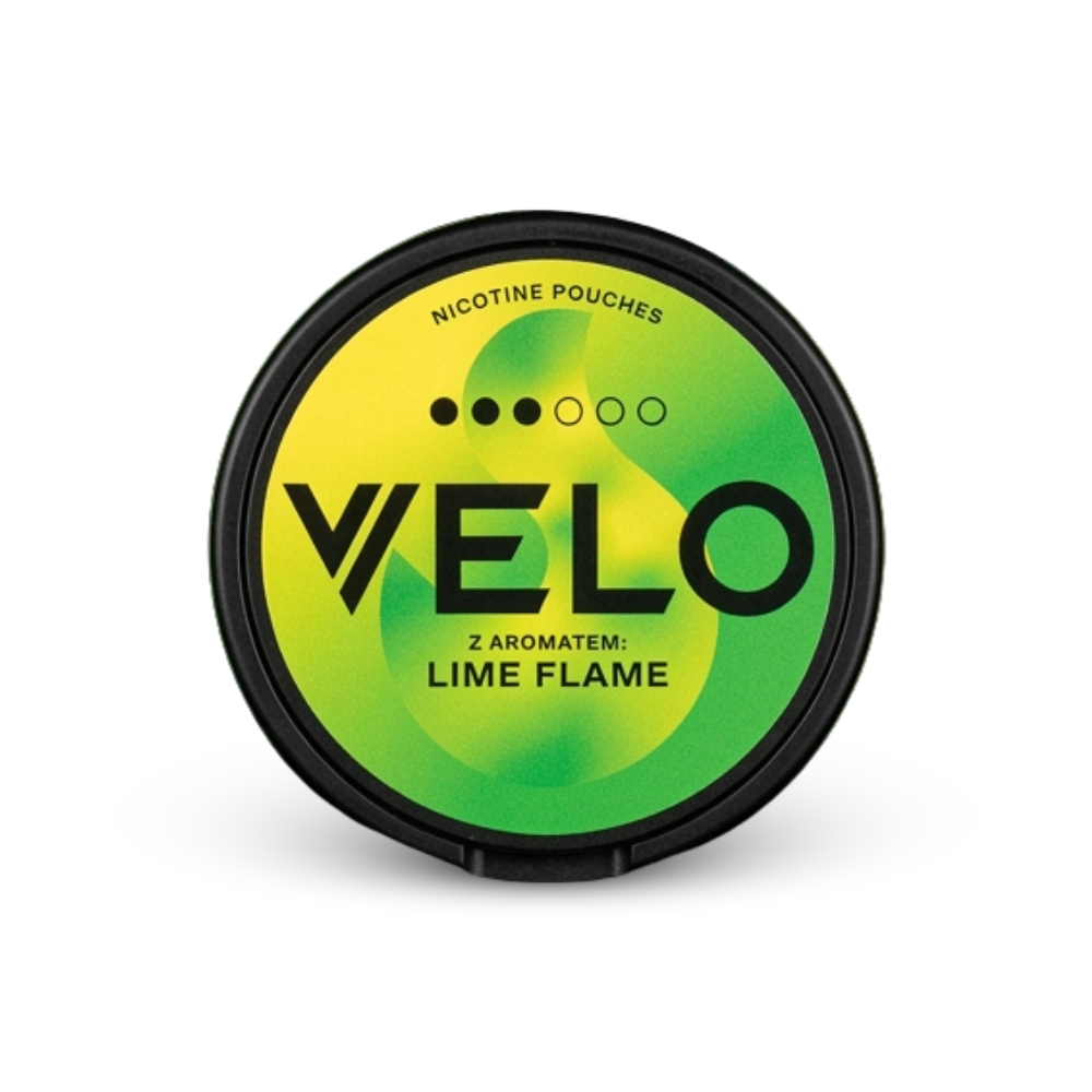 VELO Lime Flame – dóza nikotínových vrecúšok