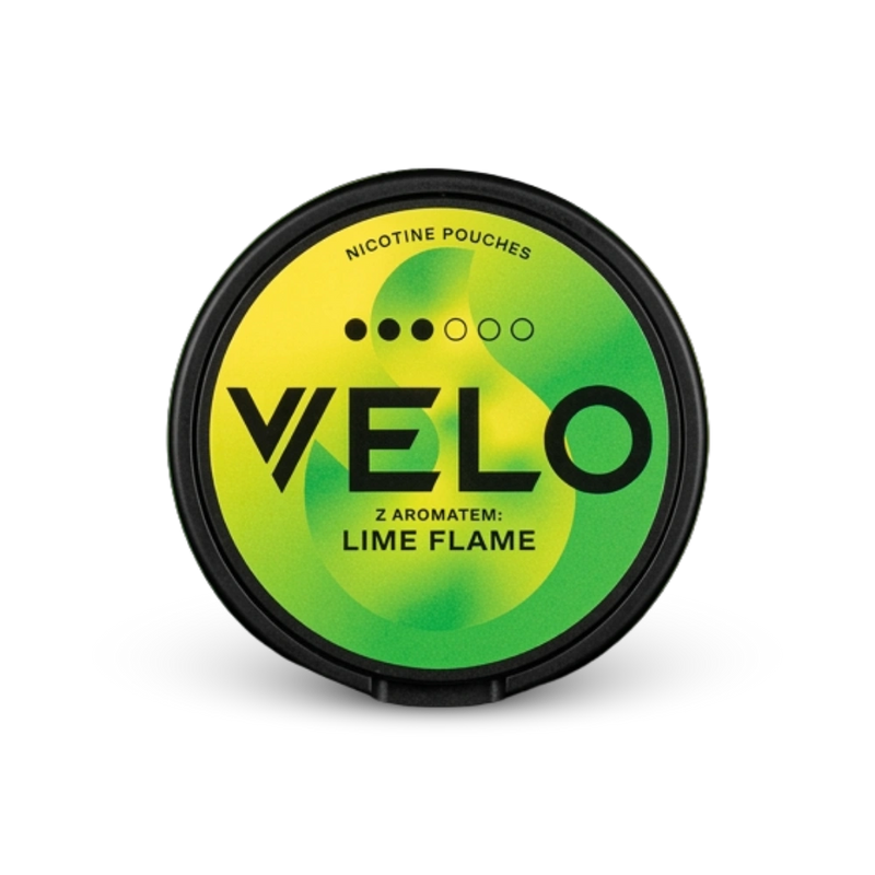 VELO Lime Flame – dóza nikotínových vrecúšok