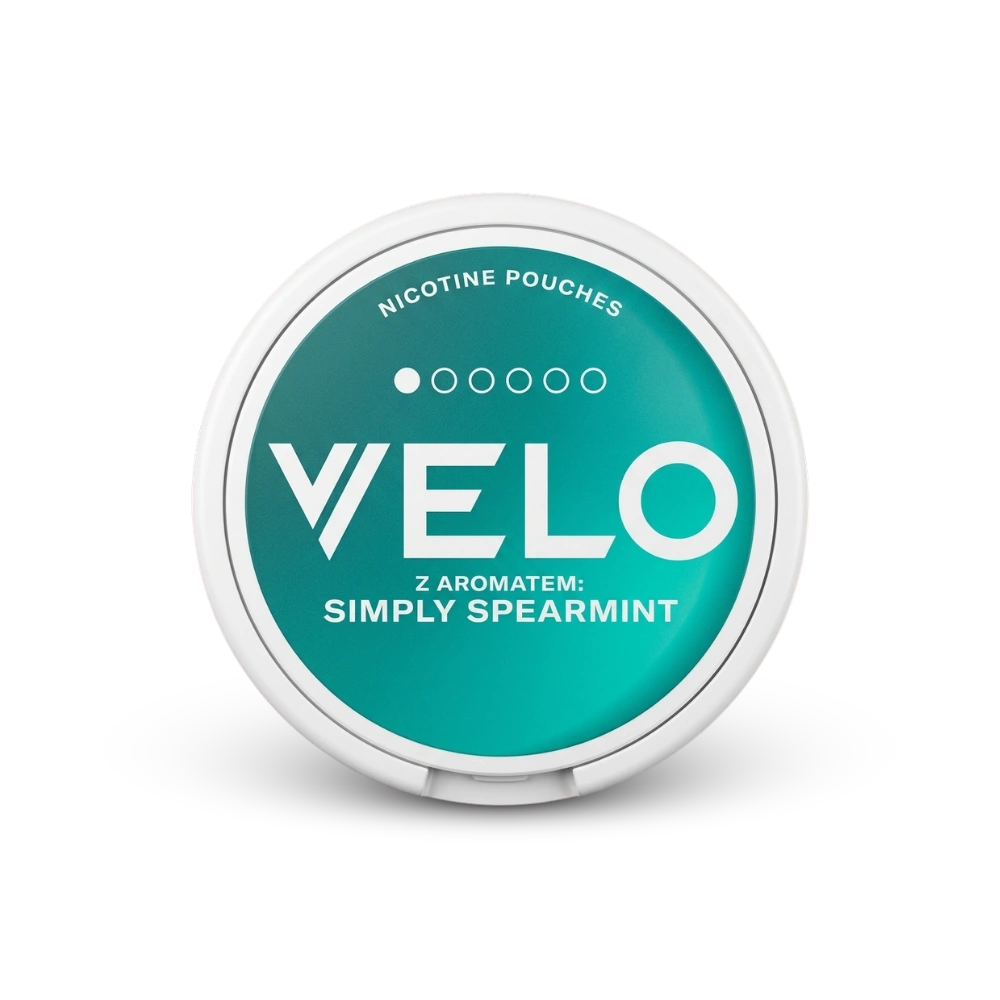 VELO Simply Spearmint – dóza nikotínových vrecúšok